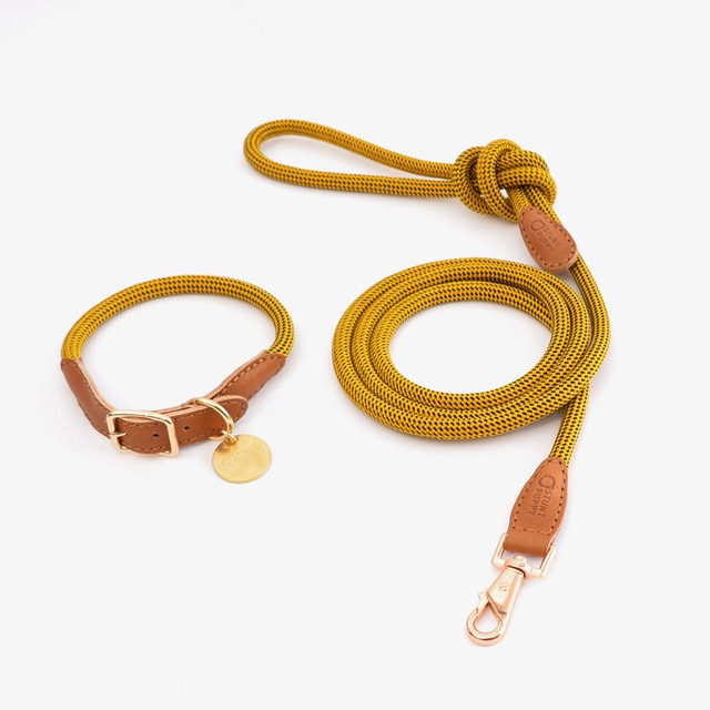 Stunt Puppy Cow Leather Climbing leashe