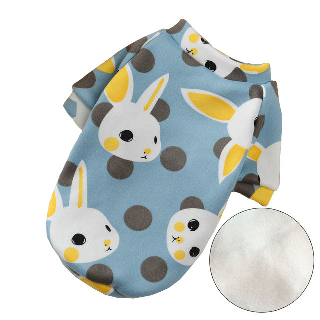 Rabbit Print Pet Cat Costume