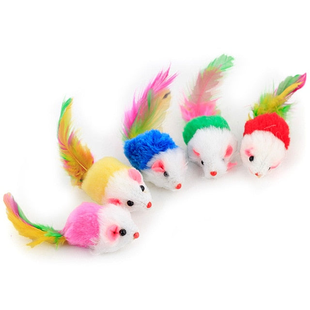 Cat Feather mice toy